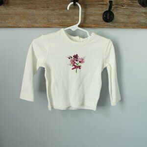 ❄️5/$25🎄Miss Size 6-12M L/S Shirt Floral